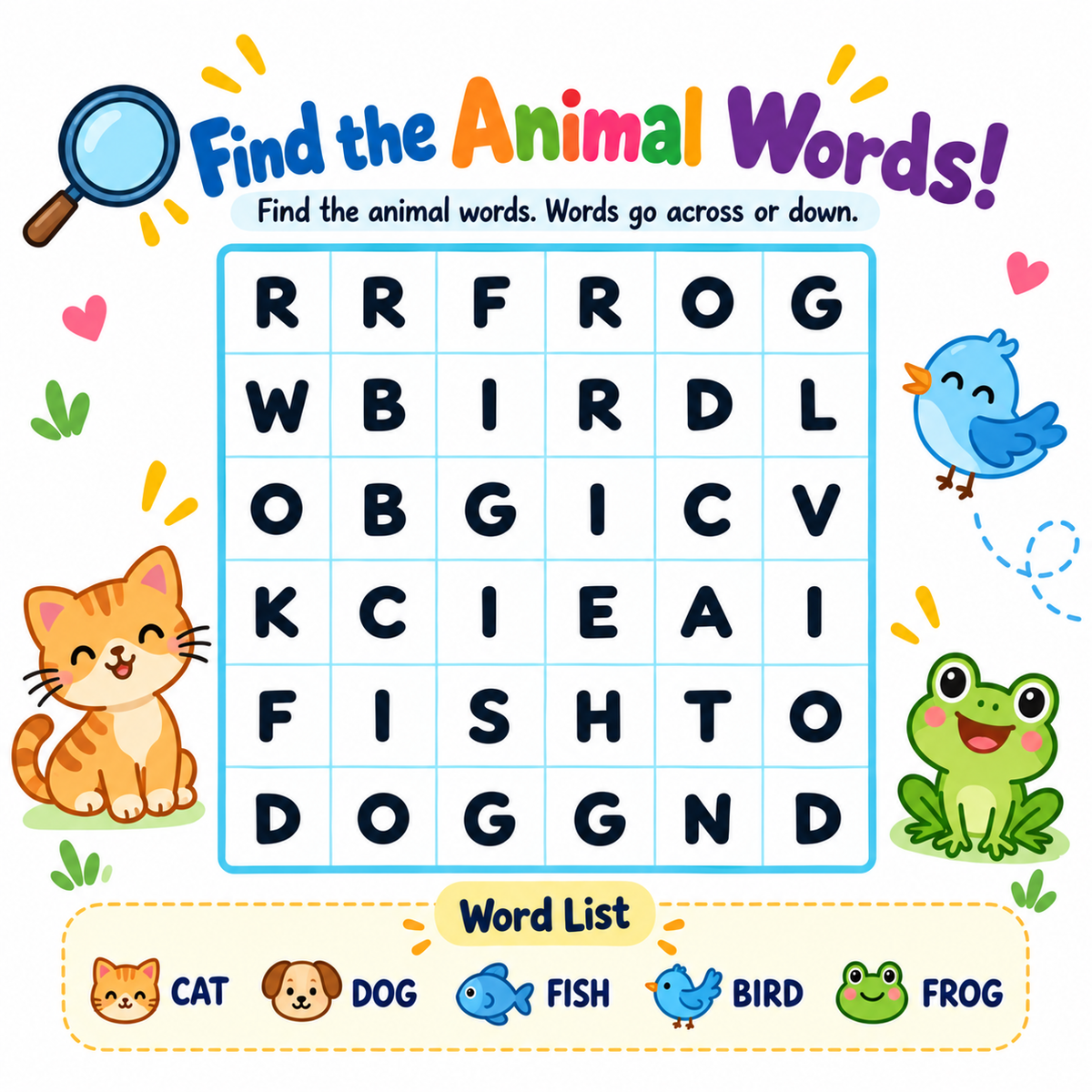 Little Word Hunt 🔍✨ Search • Spot • Smile