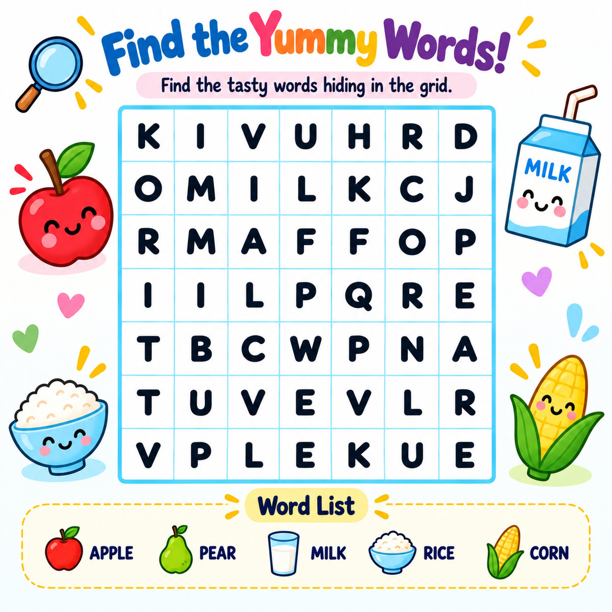 Little Word Hunt 🔍✨ Search • Spot • Smile