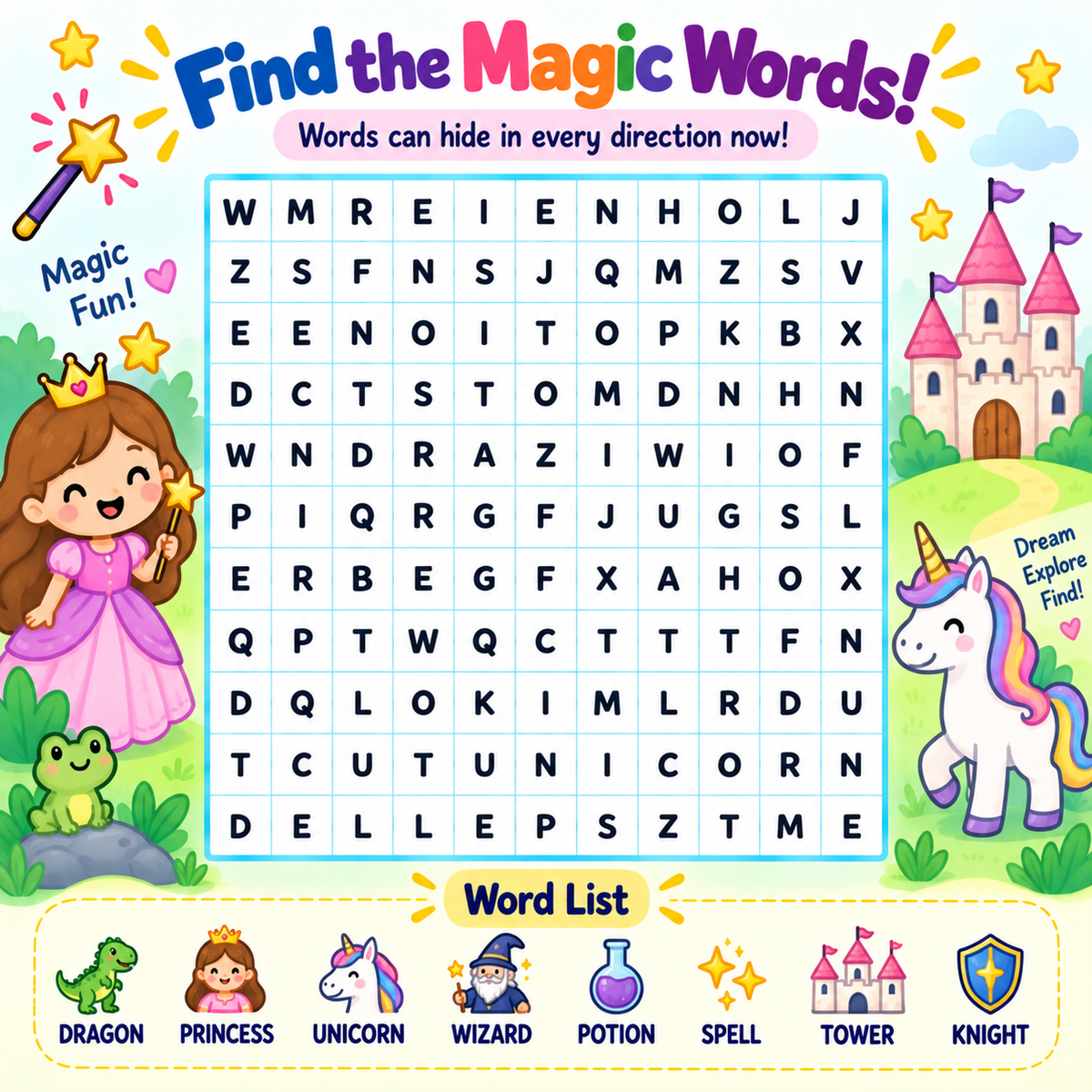 Little Word Hunt 🔍✨ Search • Spot • Smile