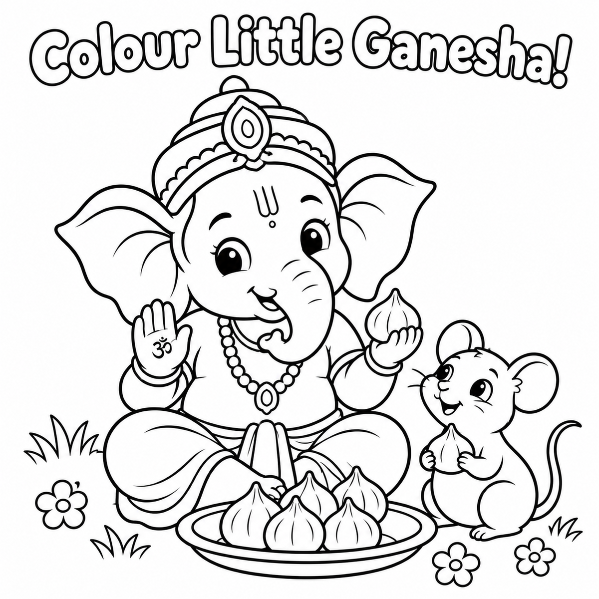 Little Doodles – Divine Edition 🪷🎨 Colour • Imagine • Create