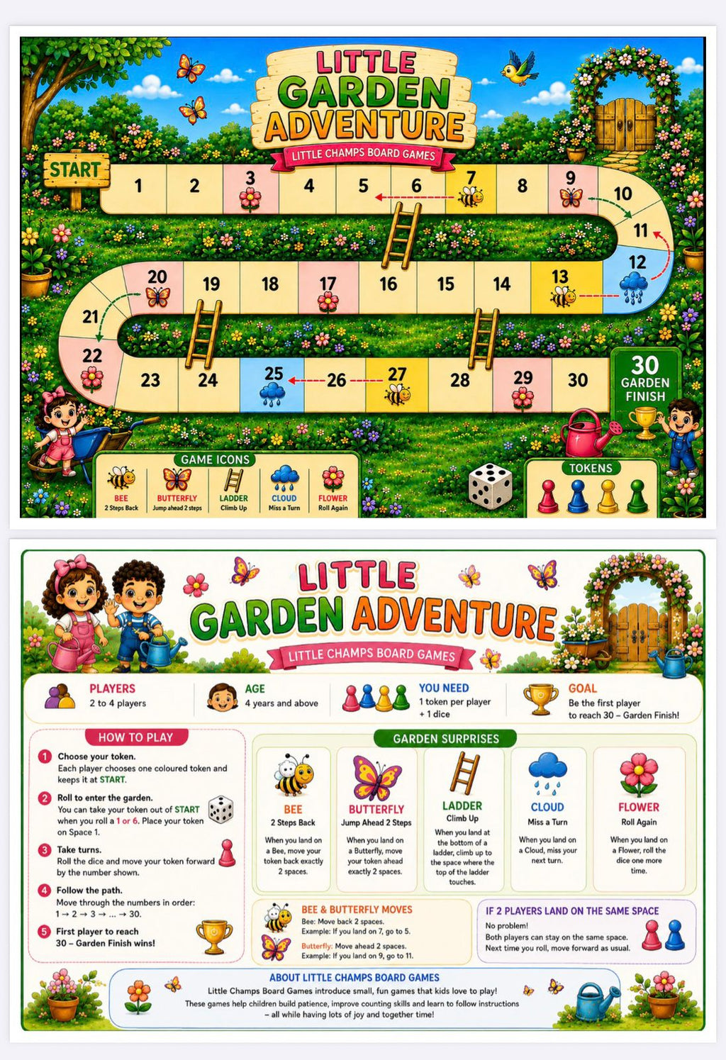Little Garden Adventure - Board Games