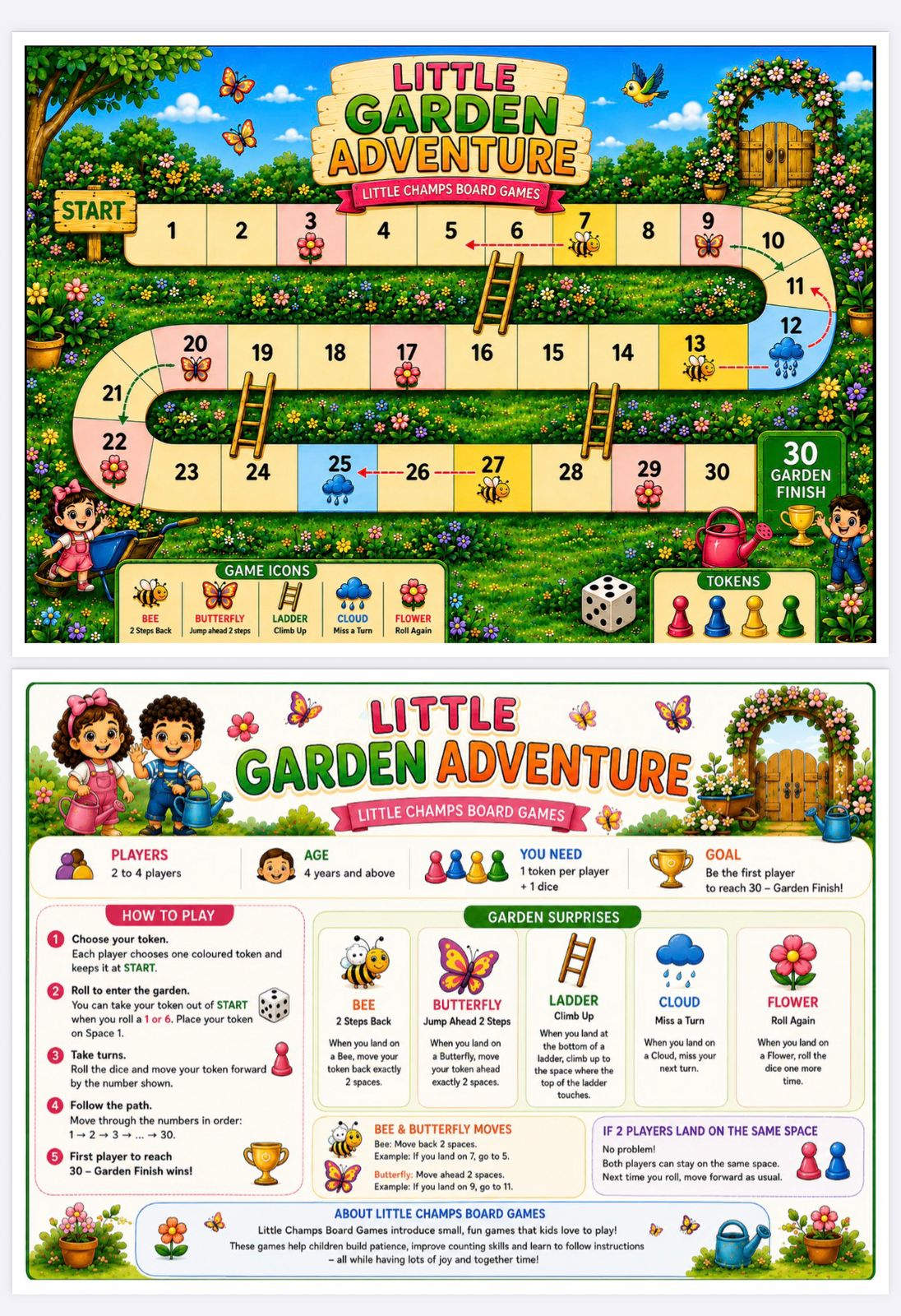 Little Garden Adventure - Board Games
