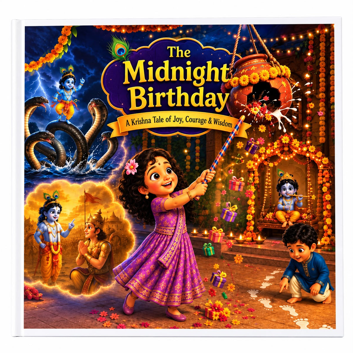 The Midnight Birthday — A Krishna Tale of Joy, Courage & Victory